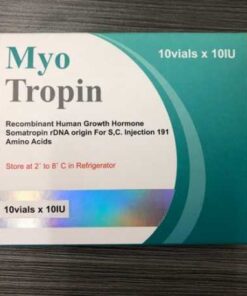 Myotropin Human Growth Hormone 100iu kit. 10vials x 10iu